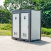 Single Stall Portable Restroom Outdoor Mobile Toilet Sink Bathroom & Accessories