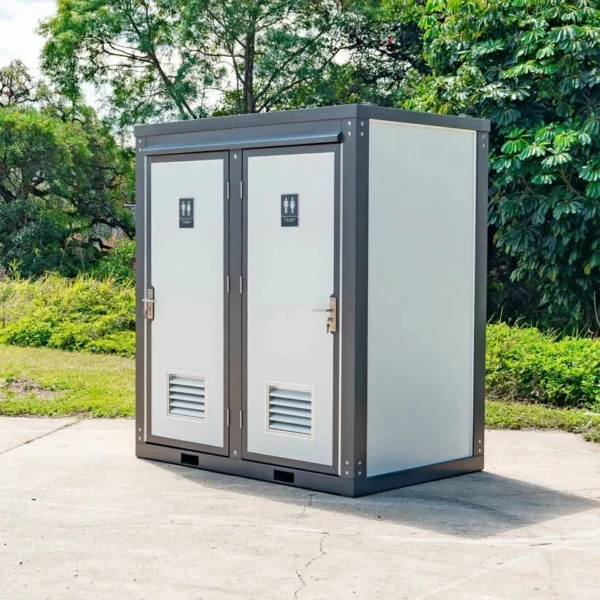 Single Stall Portable Restroom Outdoor Mobile Toilet Sink Bathroom & Accessories
