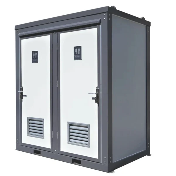Single Stall Portable Restroom Outdoor Mobile Toilet Sink Bathroom & Accessories