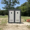 Single Stall Portable Restroom Outdoor Mobile Toilet Sink Bathroom & Accessories
