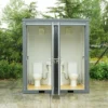Single Stall Portable Restroom Outdoor Mobile Toilet Sink Bathroom & Accessories