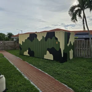 20ft Camouflage Storage Container - Wind & Water Tight