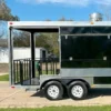 Mobile Fast Food Truck Trailers With Fully Equipped Coffee Ice Cream Food Cart