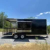 Mobile Fast Food Truck Trailers With Fully Equipped Coffee Ice Cream Food Cart