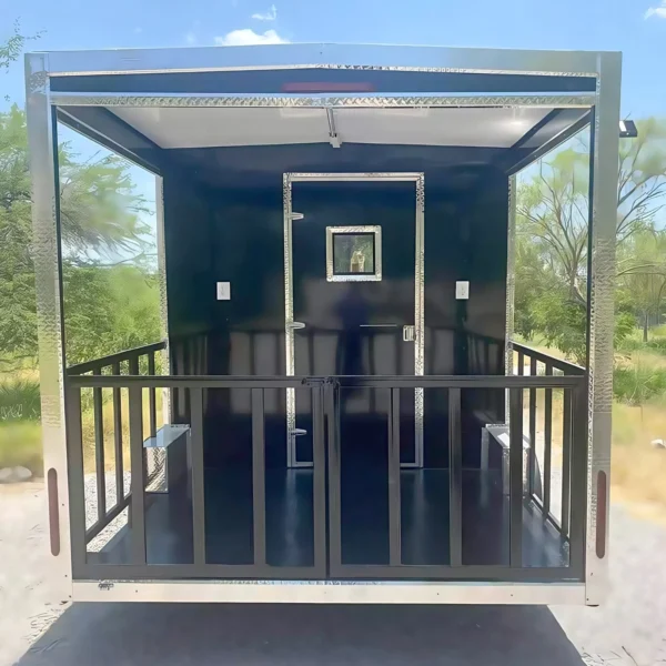 Mobile Fast Food Truck Trailers With Fully Equipped Coffee Ice Cream Food Cart