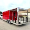 Mobile Fast Food Truck Trailers With Fully Equipped Coffee Ice Cream Food Cart