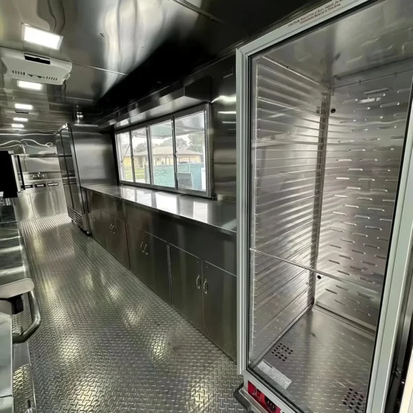Mobile Fast Food Truck Trailers With Fully Equipped Coffee Ice Cream Food Cart