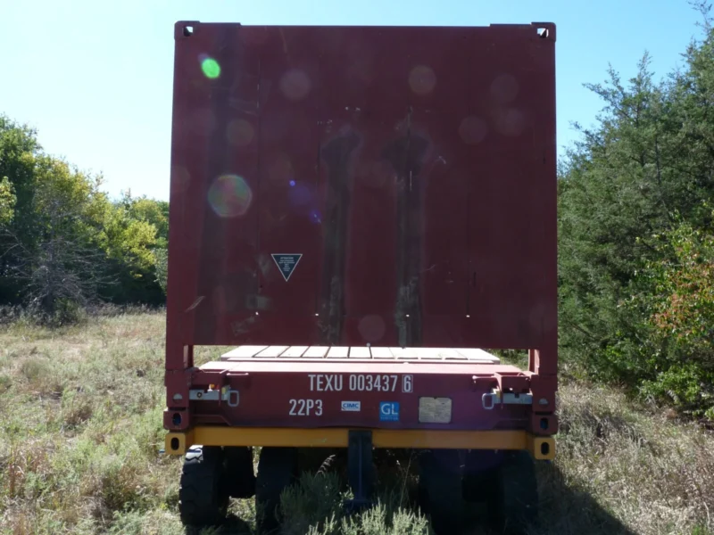 20FT Flat Rack Shipping Container - One Trip (Like New) - Image 3