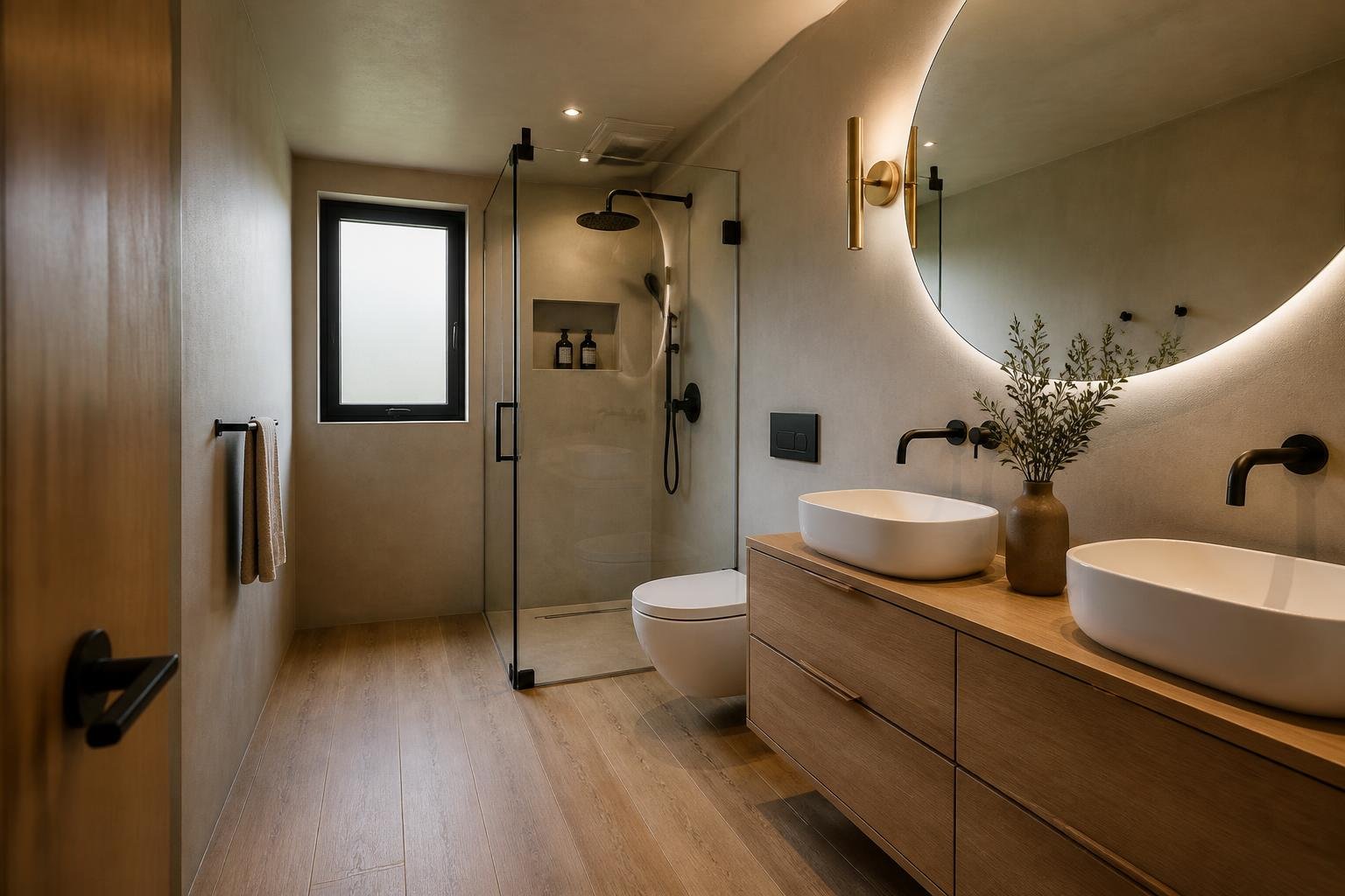 Trinity 100ft U-Shape Modular Container Home - 2 Bedroom, 2 Bathroom, Central Deck (Two 40ft + One 20ft) - Image 9
