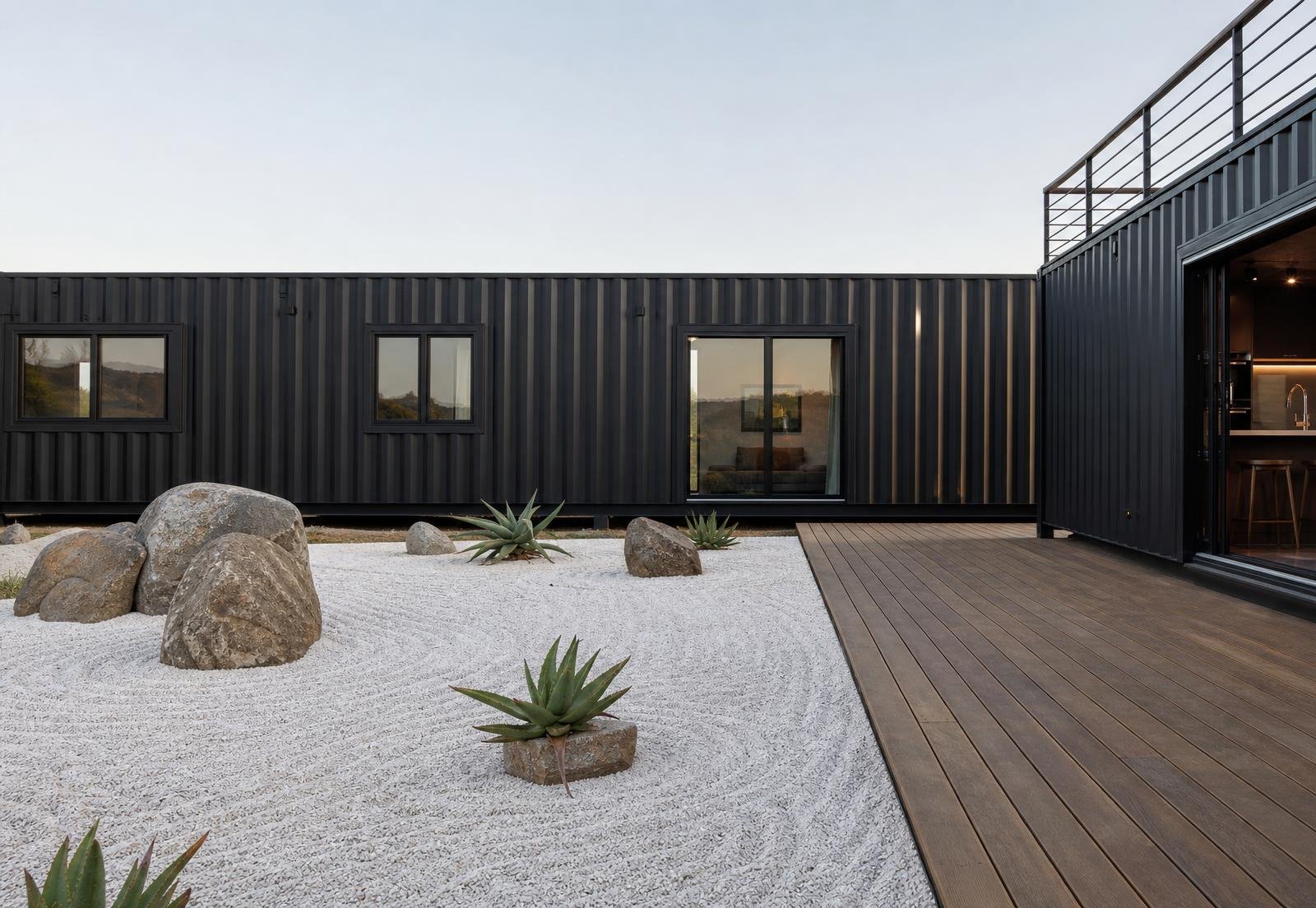 The Ultimate Container Home - 10 Module Luxury Courtyard Wellness Villa with Plunge Pool, 3 Bedrooms, Office, Art Studio & Recovery Room - Image 18