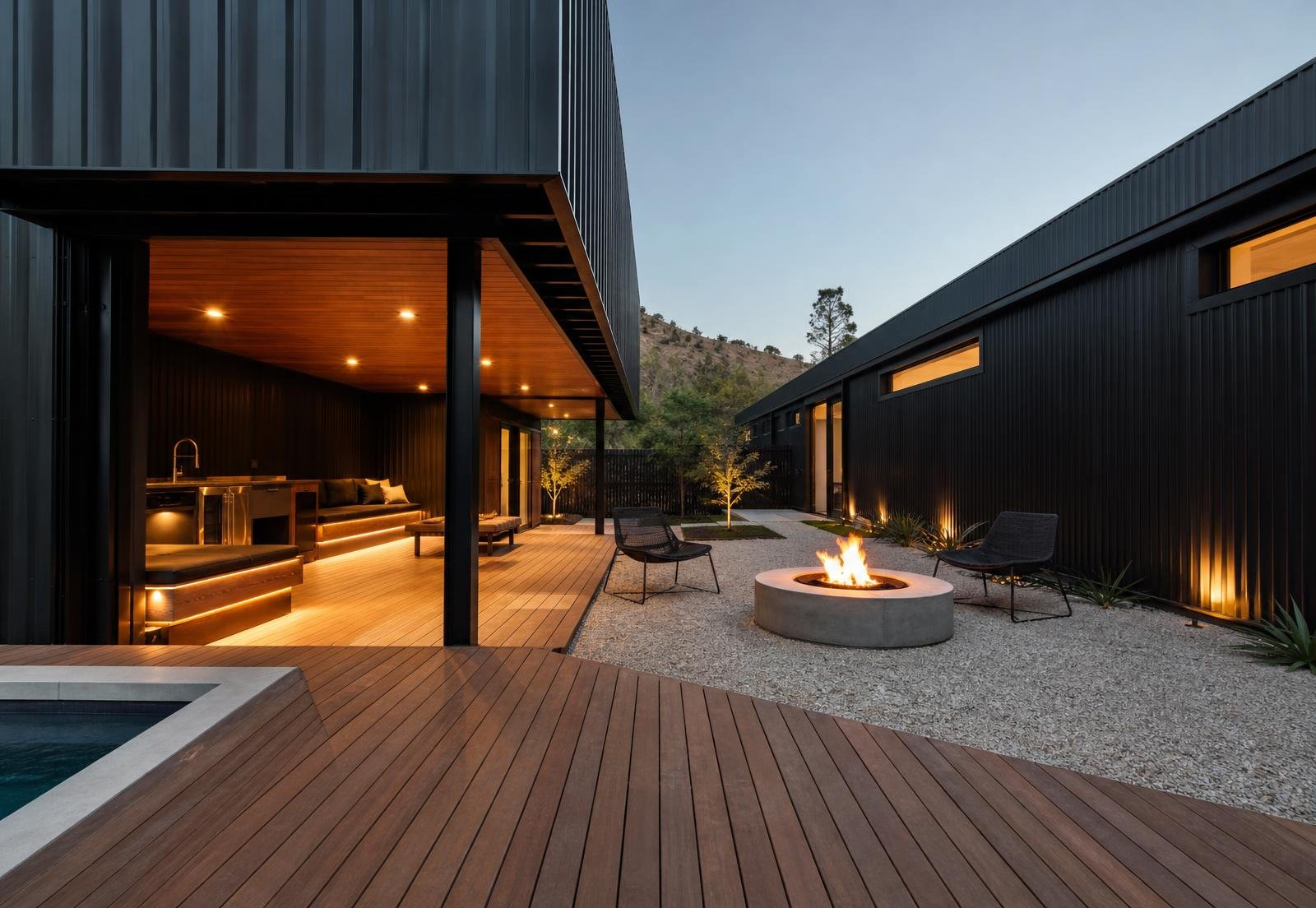 The Ultimate Container Home - 10 Module Luxury Courtyard Wellness Villa with Plunge Pool, 3 Bedrooms, Office, Art Studio & Recovery Room - Image 19