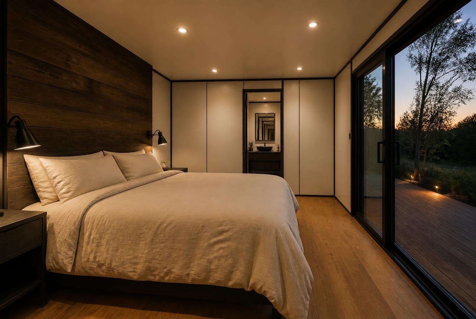 The Ultimate Container Home - 10 Module Luxury Courtyard Wellness Villa with Plunge Pool, 3 Bedrooms, Office, Art Studio & Recovery Room - Image 11