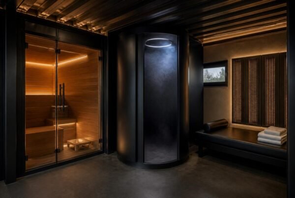 ultimate-villa2Fw10-06-recovery-room.jpg The Ultimate Container Home - 10 Module Luxury Courtyard Wellness Villa with Plunge Pool, 3 Bedrooms, Office, Art Studio & Recovery Room