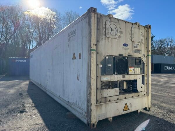 128eca5e_IMG_5362-scaled-1.jpeg 40ft As-Is High Cube Shipping Container - Wind & Watertight - White - Unit GESU948070-7